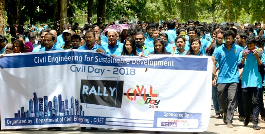 Civil Day-2018 celebrated colorfully at CUET.