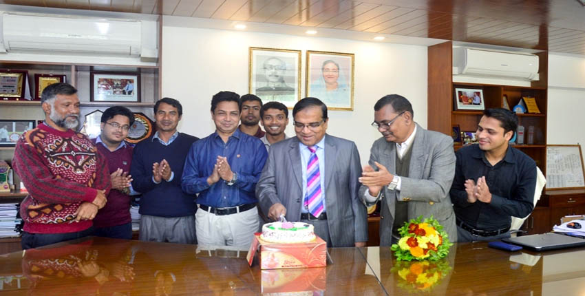 Honorable VC Sir's 62nd birthday celebrated at CUET.