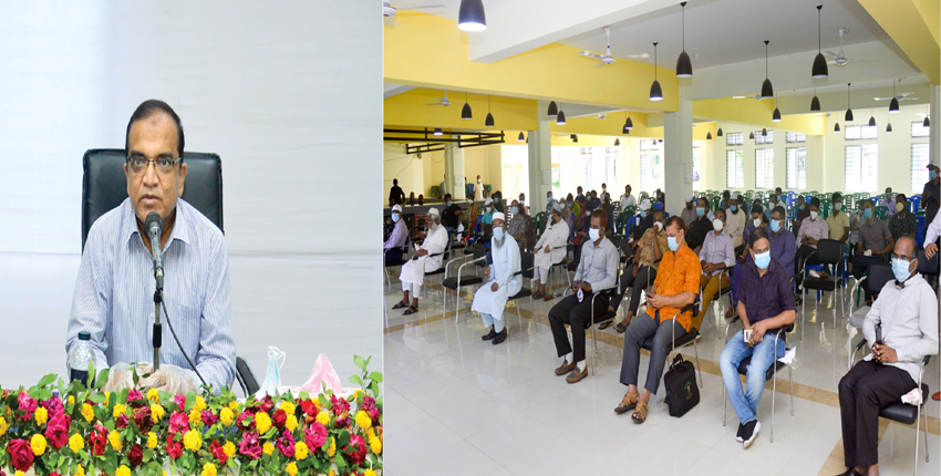 Honorable VC exchanged views with Teachers, Officers & Staffs at CUET.