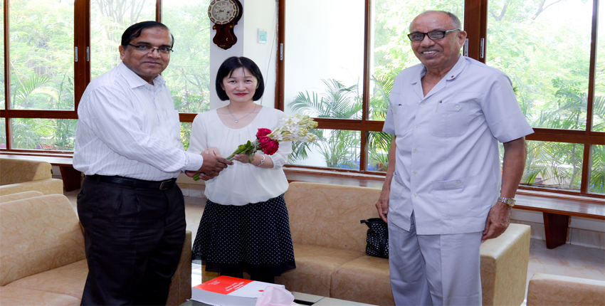 Delegates of Japan Embassy met with Honorable Vice Chancellor at CUET.