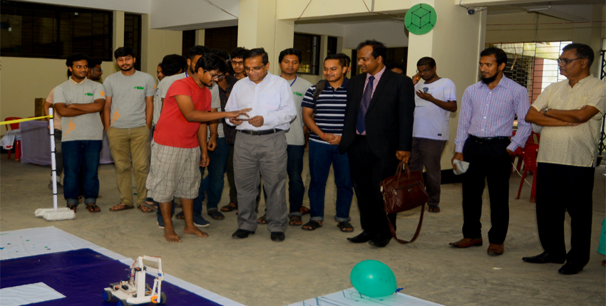 Inter-University Robotic Competition ends at CUET.