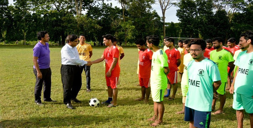 Inter-Department Football Competition-2018 begins at CUET.