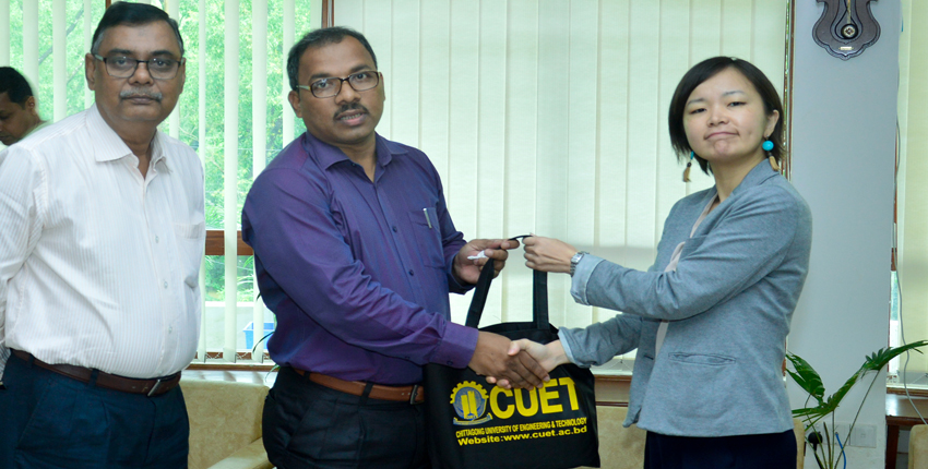 Japan Embassy delegate visited CUET campus.