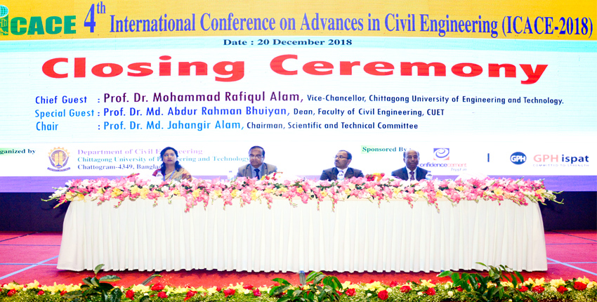 4th International Conference on Advances in Civil Engineering ends at CUET.