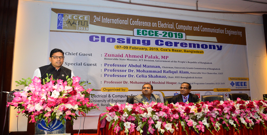 2nd International Conference on Electrical, Computer and Communication Engineering (ECCE 2019)’’ held at Coxbazar.