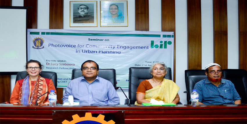 Seminar on Photovoice for Community Engagement in Urban Planning held at CUET.