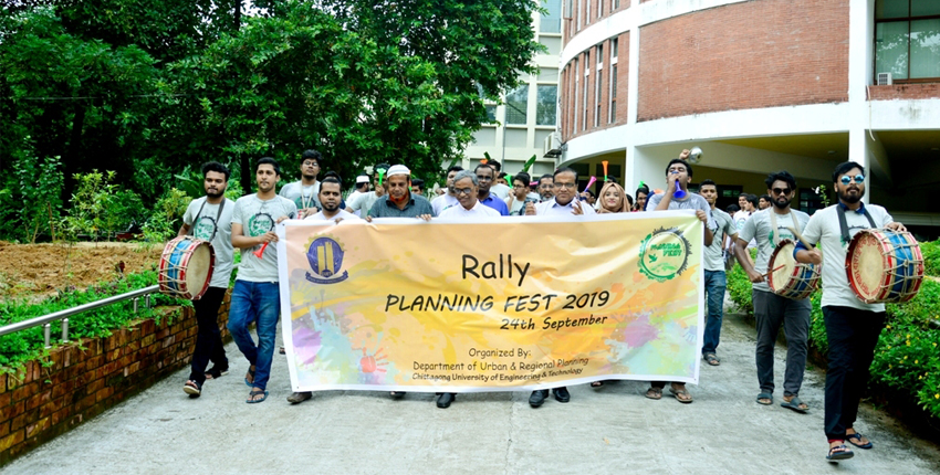 Planning Fest-2019 by URP Department celebrated at CUET.