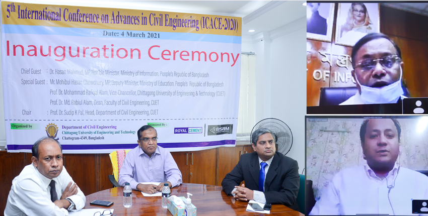 5th International Conference on Advances in Civil Engineering (ICACE-2020) begins at CUET.